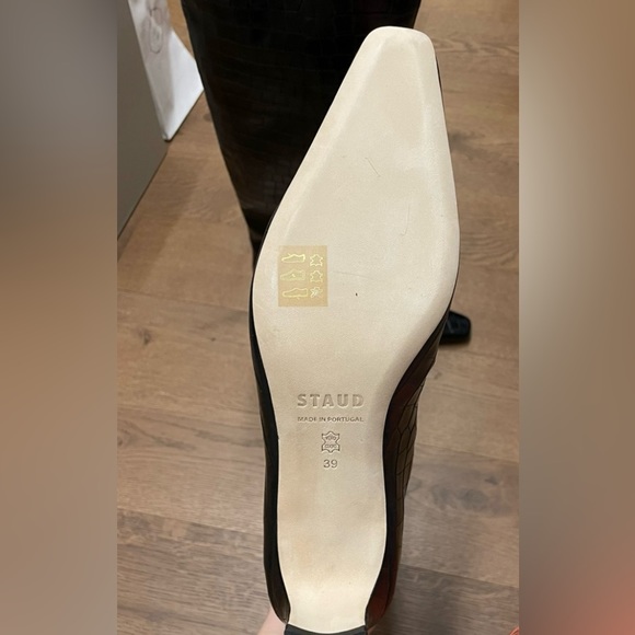 STAUD Wally boot black faux croc - Picture 5 of 7